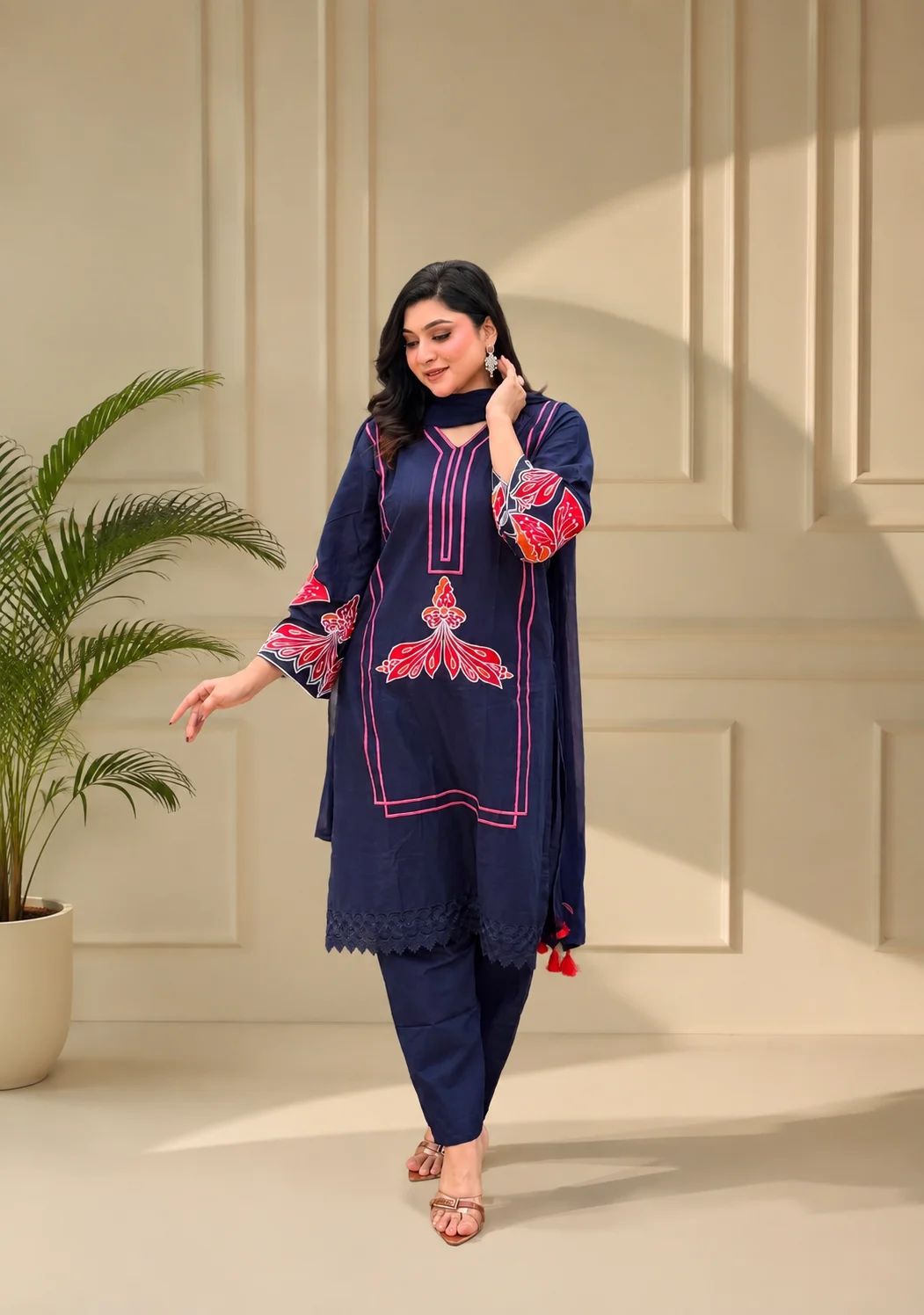 Stylish Designer Embroidered Boutiques Dress